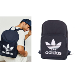 Zaino classic blu navy unisex trefoil cartella sport viaggio DJ2171 - Adidas en oferta