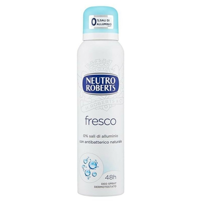 Roberts Deodorante Spray Fresco Con Antibatterico 150Ml