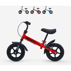 Playtown - Bicicletta per bambini senza pedali con freno Sneezy | Colore: Rosso características