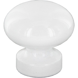 Pomolo pomello per mobili in legno bianco 25 mm 25 pezzi art. 101/D precio