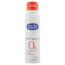 Neutro Roberts - ROBERTS DEODORANTE SPRAY DERMAZERO IPOALLERGENICO 150ML en oferta