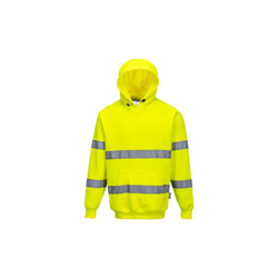 Portwest - Felpa con cappuccio ad alta visibilit? | XXL - Yellow - NEUTRO (SENZA PERSONALIZZAZIONE) - Yellow precio