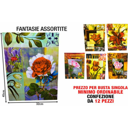 Busta Carta Regalo Cm.45X32 Tanti Fiori precio