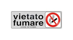 ETICHETTA VIETATO FUMARE DL 15x 5 ADESIVA en oferta