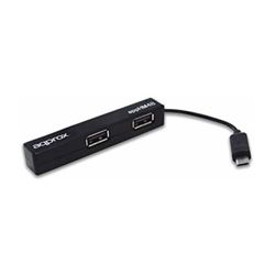 Hub Android approx 4 porte usb2.0 otg funzione micro usb a usb colore nero características