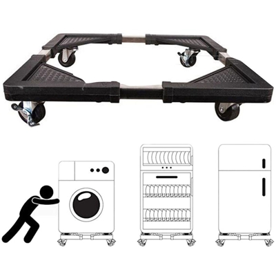 Base supporto frigo con ruote base mobile frigorifero lavatrice 53X53 a 80x80cm