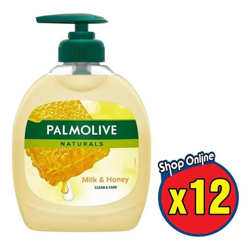 12 SAPONE LIQUIDO MANI LATTE E MIELE DA 300 ML - Palmolive en oferta