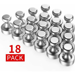 Magneti al neodimio, N52 Magneti in metallo estremamente resistenti 18 pezzi 12 x 16 mm - Magneti conici in acciaio inossidabile Magneti frigo per características