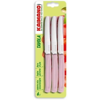 Set 6 Coltelli Manico colore Rosa