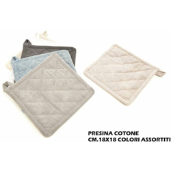 Presina Cucina Cotone Cm.18X18 Col. Ass en oferta