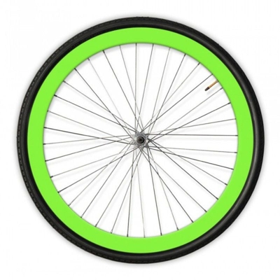 Strisce 3M? adesive fluorescenti per cerchi bicicletta Colore - Verde Fluo