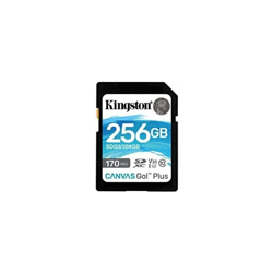 SDG3/256GB Scheda di memoria SD (256GB SDXC Canvas Canvas Go Plus 170R C10 UHS-I U3 V30 ) - Kingston en oferta