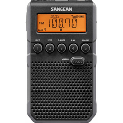 dt-800 nero radio digitale tascabile am fm con schermo rds lcd batteria ricaricabile - Sangean características