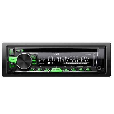 JVC KD-R469E - Autoradio (4.0 Canali, FM, LW, MW, 87.5 - 108 MHz, 153 - 279 kHz, LCD, Nero)