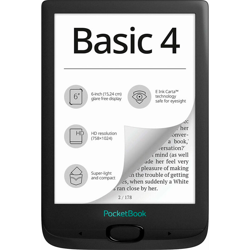 basic4 nero e-book e-book 6'' e ink cart hd 8gb slot microsd - Pocketbook características