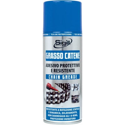 GRASSO SPRAY per CATENE 400 ML BICICLETTA BICI - CATENA LUBRIFICANTE - Sigill