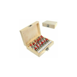 SET 12 FRESE FRESA PER LEGNO PER SCANALARE RIFILARE SANALATURE FRESATRICE 8 mm características