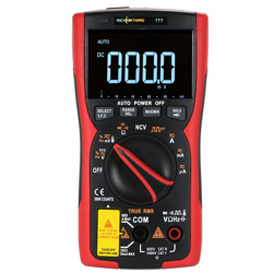 Multimetro digitale RM777 9999 Tester analogico professionale a vero valore RMS Condensatore multimetro NCV AC / DC, nero en oferta