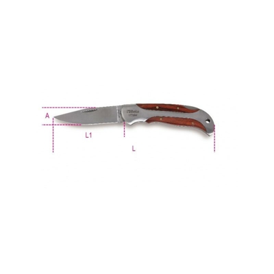 Beta - COLTELLO CON IMPUGNATURA IN LEGNO 1778W