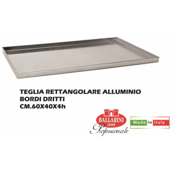 Teglia Rett.Re Allumin. Bordi Dritti Cm.60X40 en oferta