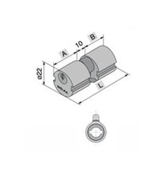 CILINDRO INFILARE TONDO 607.22.22 mm 22/22-22-54 precio