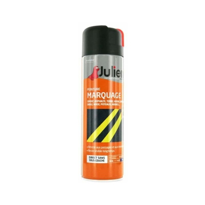 vernice spray marcatura arancione neon 500ml - Julien