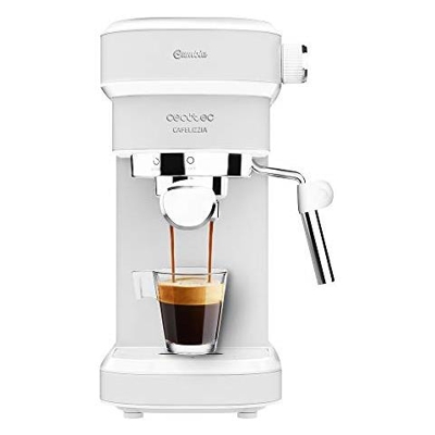 Macchina Da Caffè Cafelizzia 790 White Per Espresso E Cappuccino. 1350w, Thermoblock, 20 Bar, 1 O 2 Caffè, Vaporizzatore, Serbatoio 1,2l