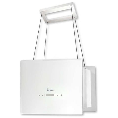 Cappa BOX400W a Isola da 40 cm Aspirante Colore Bianco