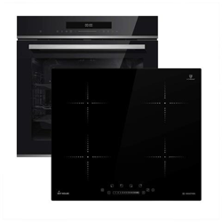 Forno Elettrico da Incasso EB8019EDP Capacità 72 L Multifunzione Ventilato Colore Nero + Piano Cottura KF5900IND Induzione 4 Zone características