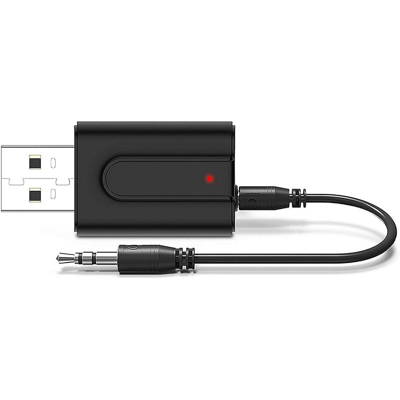 Trasmettitore LangRay Bluetooth 5.0 - Ricevitore Jack 3.5, mini trasmettitore USB wireless - Adattatore audio Bluetooth per TV, cuffie, impianto