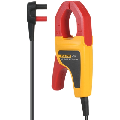 i400E Pinza amperometrica CA con doppio jack a banana 1A ~ 400A Intervallo di corrente CA Larghezza di banda 5Hz ~ 20kHz, arancione - Fluke