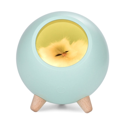 Mini Pet House Night Light Lampada da tavolo dimmerabile USB portatile Lampada da decorazione per cameretta per bambini,Verde,