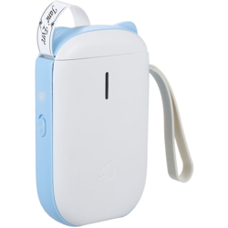 Mini stampante termica portatile Stampante termica Stampante termica ricaricabile per etichettatrice Nome Prezzo Etichetta adesiva,Bianco e blu, en oferta