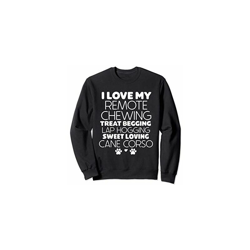 I Love My Sweet Loving Cane Corso Funny Dog Pet Quote Design Felpa en oferta