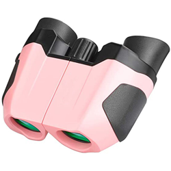 Binocolo per bambini da esterno, binocolo per principianti, mini portatile, binocolo per bambini Regali per 3-12 anni ragazzi e ragazze, rosa precio