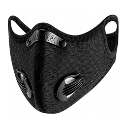 Maschera in bicicletta, maschera respiratoria, maschera antivento, maschera antipolvere, maschera anti-fendinebbia, nero precio