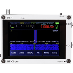 50KHz-200MHz Display IPS tattile da 3,5 pollici Display zoom AM SSB NFM WFM Modulazione ana-log RF DSP SDR HAM Ricevitore wireless Funzione di precio