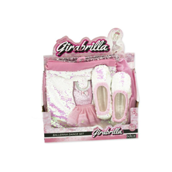 Lgvshopping - Girabrilla Ballerina Dance Set Bambine Set Danza Tutu' Gonna Scarpette e Sacca características