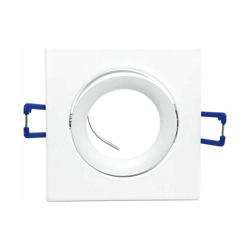 Porta Faretto A Incasso Supporto .quadrato Portafaretto Gu10 P20 Bianco 34482056 en oferta