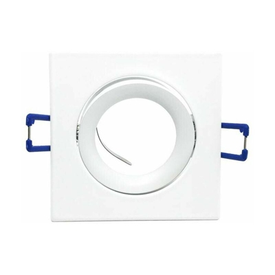 Porta Faretto A Incasso Supporto .quadrato Portafaretto Gu10 P20 Bianco 34482056