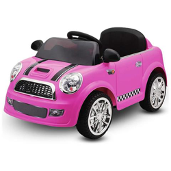 Auto Elettrica Per Bambini Mini Car Rosa Con Telecomando, 2 Motori Ing. Mp3, E Led / 2 características