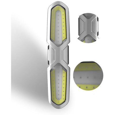 Kit di illuminazione per biciclette in bicicletta sicura per bicicletta, kit di illuminazione per bici ricaricabile di USB-