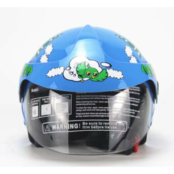 Casco per bambini, bici, bicicletta elettrica, mezzo casco, casco per bambini uomini e donne, casco cartoon harley, (blu (vitello) 2-7 anni, torre precio