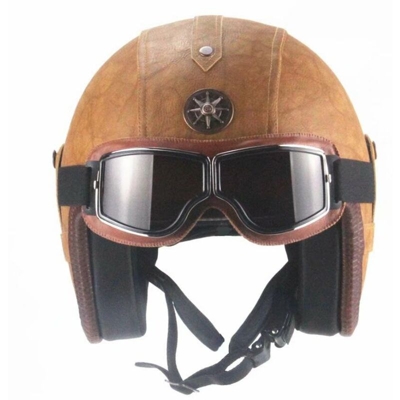 Cuffie da bici Cuffie da moto Auricolare da esterno Cuffie da esterno Casco Harley Harley Retro Bicicletta elettrica Auricolare 3/4 Auricolare mezza