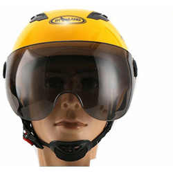 Harley Cuffie Four Seasons Horse Riding Helmet Unisex Auricolare Auricolare Bicicletta Bottiglia elettrica, Giallo características