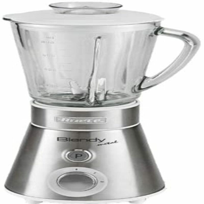 Frullatore compatto Lame in Acciaio Inox 300W, Capacità tazza 800cc 2 Velocità