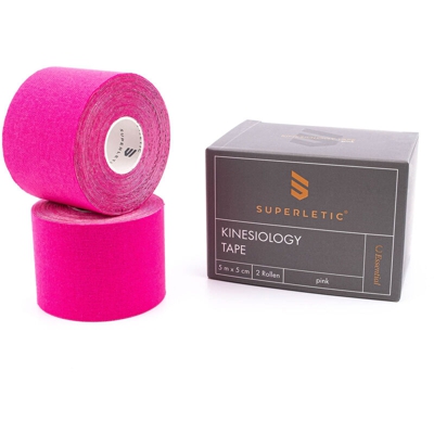 Capital Sports Elek, Kinesio tape, 2 rotoli, 5 m x 5 cm, cotone e adesivo acrilico, resistente all'acqua