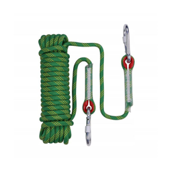 Corda da arrampicata intrecciata Corda di abbigliamento Corda 14mm Corda da arrampicata verde (20 metri Corda arrampicata precio