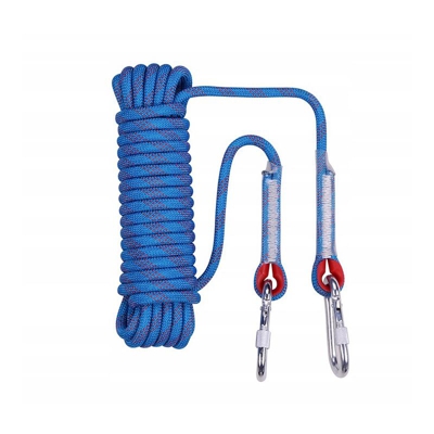 Corda di arrampicata intrecciata corda intrecciata corda 14mm corda da arrampicata blu (30 metri corda rampicante