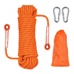 Corda da arrampicata intrecciata Corda Abbigliamento Corda Climbing Corda 30 metri Corda da arrampicata 12mm arancione en oferta